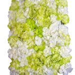 Flower Wall Panel Green-Ivory