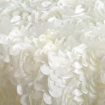 12 x 108'' Ivory Rosette Table Runner