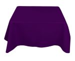 30 x 30'' Purple Polyester Tablecloth