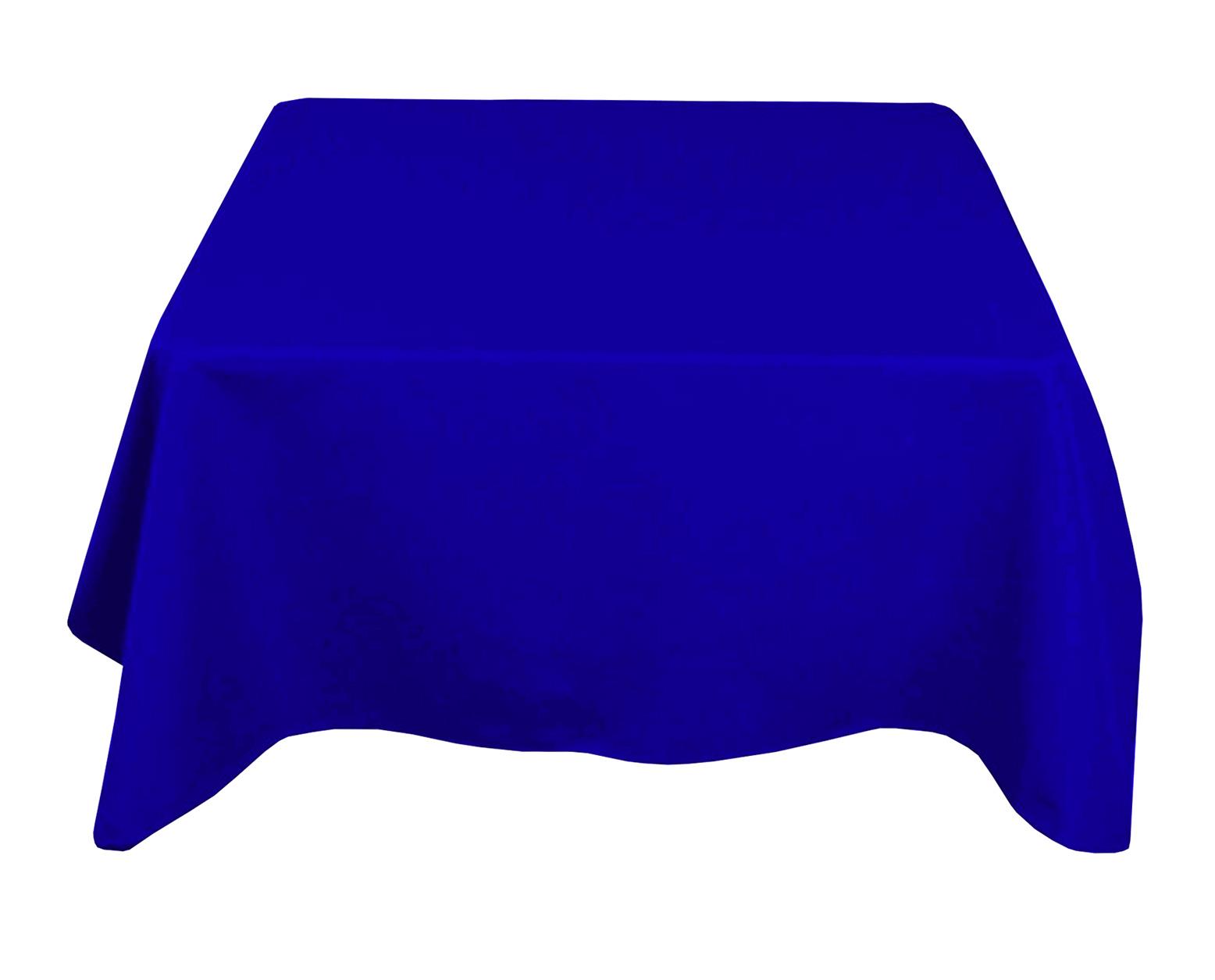 145240744.jpg 45 x 45''Königsblaue Polyester-Tischdecke' – Bild 1