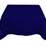 45 x 45''Navy Blue Polyester Tablecloth