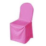 Pink Polyester Chair Cover (Round Top)