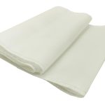 Stuhlschärpen aus elfenbeinfarbenem Taft (10 Stück)