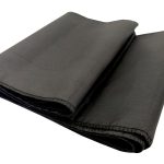 Stuhlschärpen aus schwarzem Taft (10 Stück)