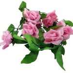 Pink Rose Garland (1pc)