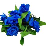 Königsblaue Rosengirlande (1 Stück)