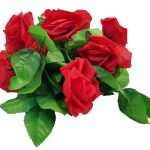 Rote Rosengirlande (1 Stück)
