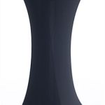 80cm Black Spandex Poseur Cocktail Tablecloth