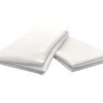 Weiße Polyester-Servietten 17" x 17" (10 Stück)