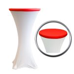 80 cm roter Cocktail-Tischaufsatz