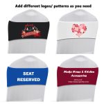 Personalised Spandex Chair Band (10 Pc)