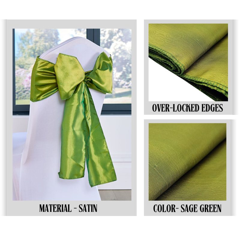 Sage Green taffeta collage