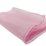 10Pc Baby Pink Organza Chair Sashes