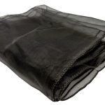 10Pc Black Organza Chair Sashes