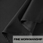 90" Round Black Polyester Tablecloth - Image 2