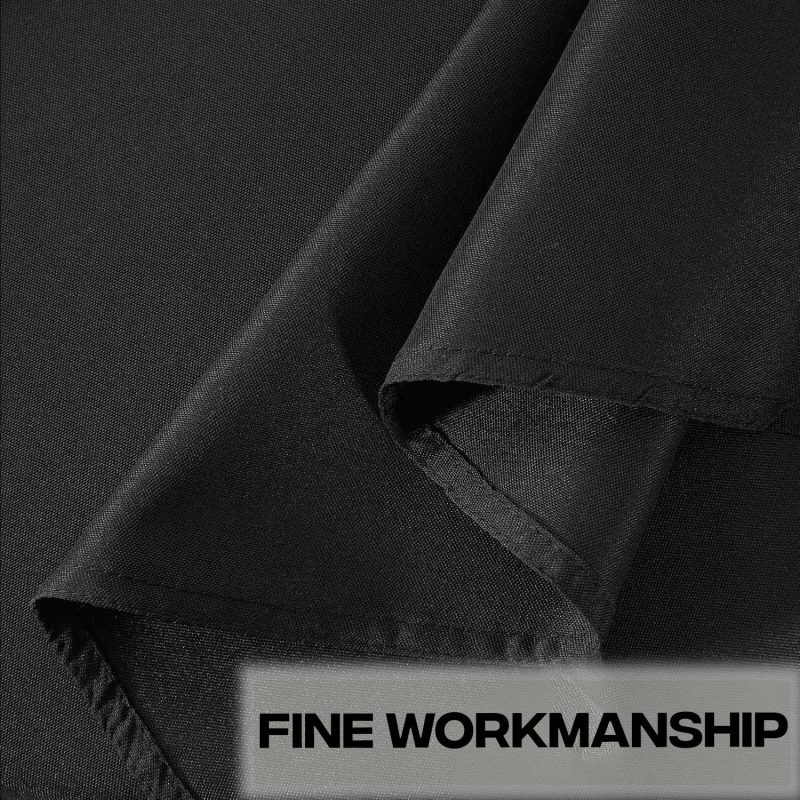 black round polyester table cover 1