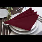 Burgundy Table Napkins (10pcs) - Image 2