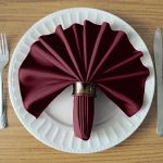 Burgundy Table Napkins (10pcs) - Image 3