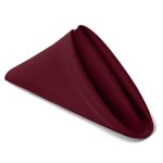 Burgundy Table Napkins (10pcs) - Image 4