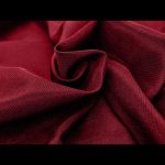 70" x 90" Burgundy Polyester Tablecloth - Image 6