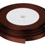 6mm Brown Satin Ribbon 20m