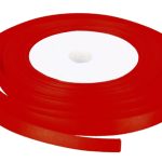 6mm Dark Red Satin Ribbon 20m