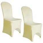 Ivory Spandex Chair Covers
