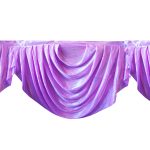 Lilac Detachable Velcro Swag 3m