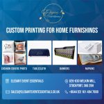 Designer bedrucktes Stoffbanner