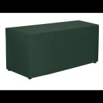 60" x 102" waldgrüne Polyester-Tischdecke – Bild 4