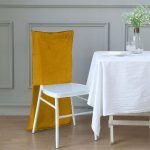 Chiavari-Stuhlkappen in voller Größe, Gold – Bild 2