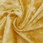 52 x 70" Gold Crushed Velvet Tablecloth