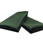 Green Polyester Napkins 19" x 19" (10Pcs)