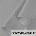 120" runde graue Polyester-Tischdecke – Bild 4