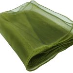 10Pc Hunter Green Organza Chair Sashes