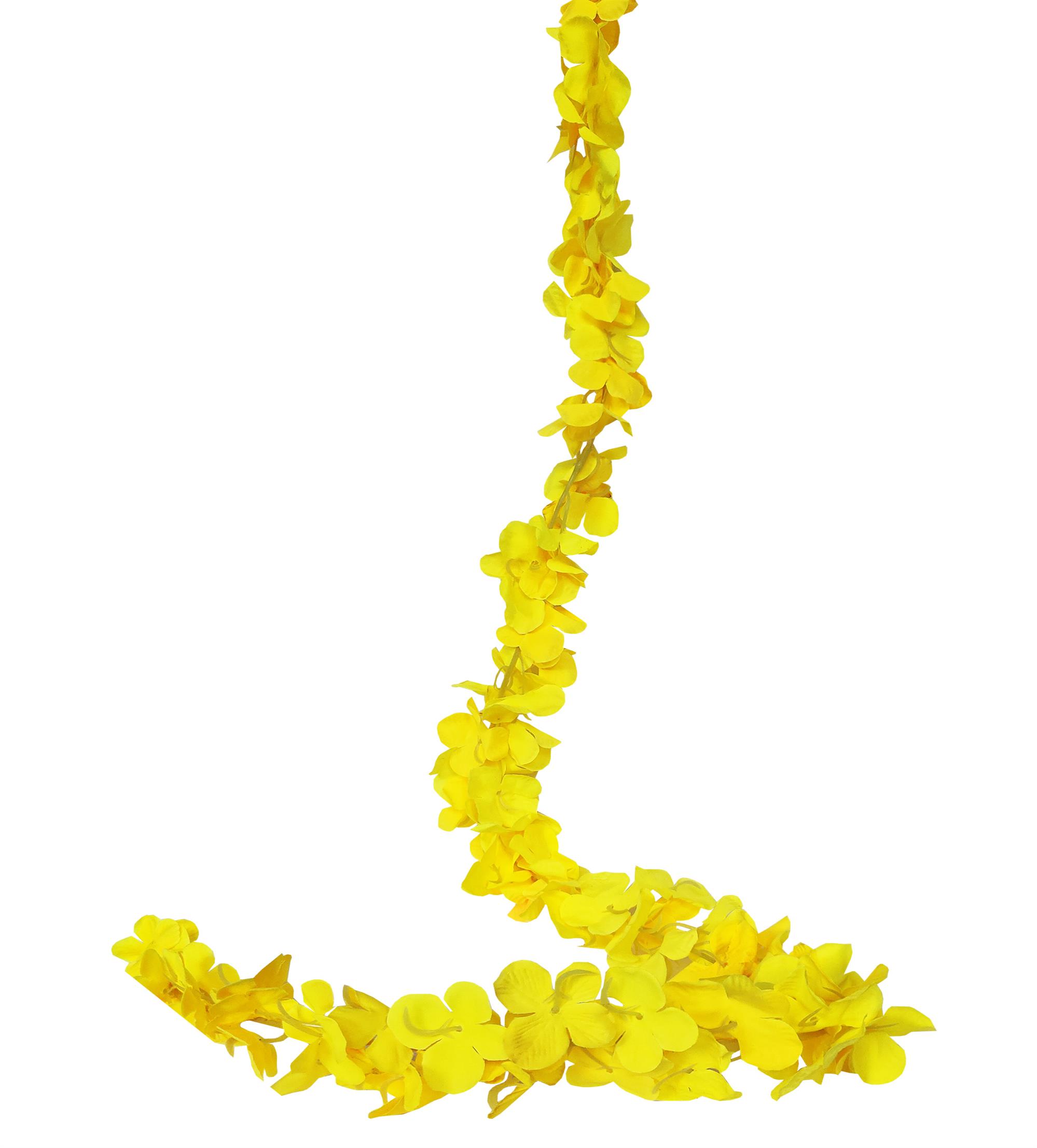 image178938304.jpg Yellow Hydrangea Garland (2pc) - Image 1