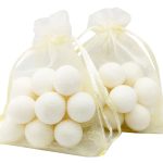 50Pc Small Ivory Organza Bags 9cm x 7cm