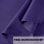 108'' runde marineblaue Polyester-Tischdecke – Bild 4