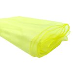 10 Stück gelbe Organza-Stuhlschärpen