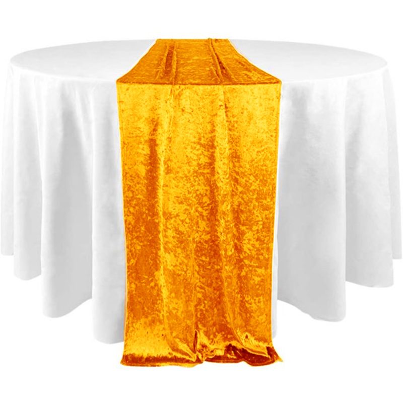 orange table runner