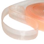 10 mm Pfirsich-Organzaband 45Yds