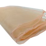 10Pc Peach Organza Chair Sashes