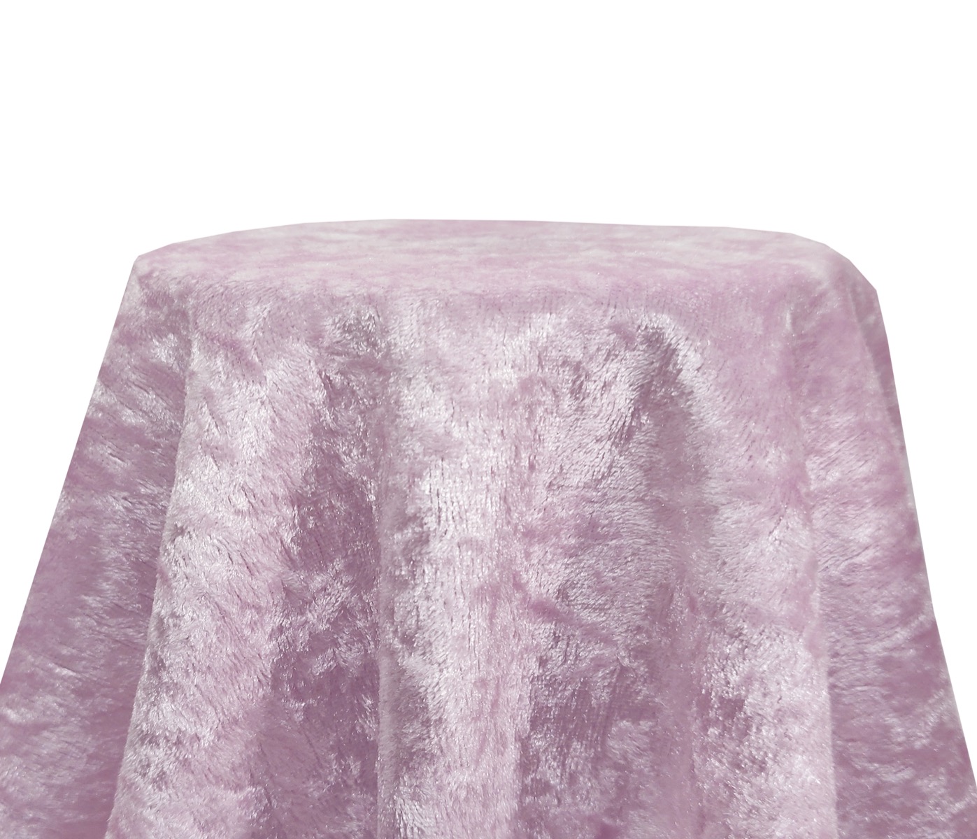 132" Pink Crushed Velvet Tablecloth - Elegant Event Essentials
