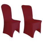 Burgundy Spandex Chair Cover