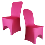 Hot Pink Spandex Stuhlhussen