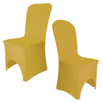 Gold-Spandex-Stuhlhussen