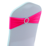 10Pc Hot Pink Spandex Chair Band