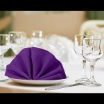 Purple Polyester Napkins 19" x 19" (10pcs) - Image 3
