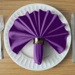 Purple Polyester Napkins 19" x 19" (10pcs) - Image 4