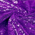 90 x 132'' Purple Sequin Tablecloth 90 x 132''